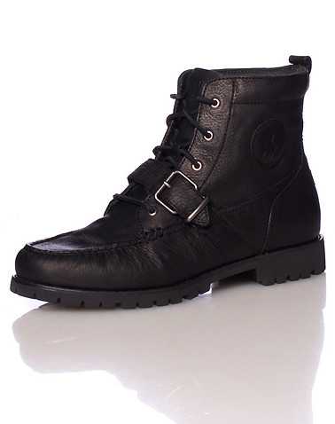 POLO FOOTWEAR MENS Black Footwear / Boots 13