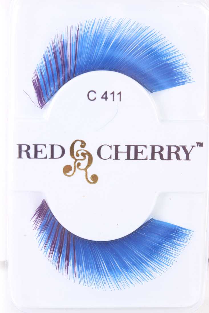 Blue Thick Full Glamour Human Hair Eyelashes