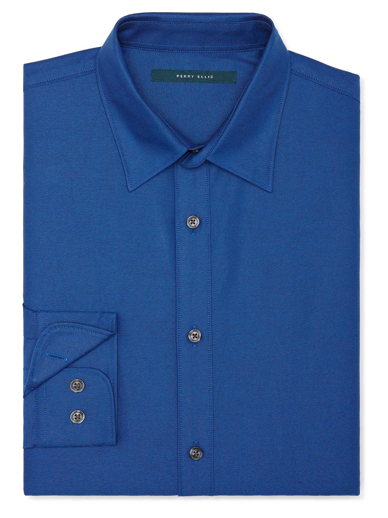 Perry Ellis Oxford Rolled Sleeve Shirt