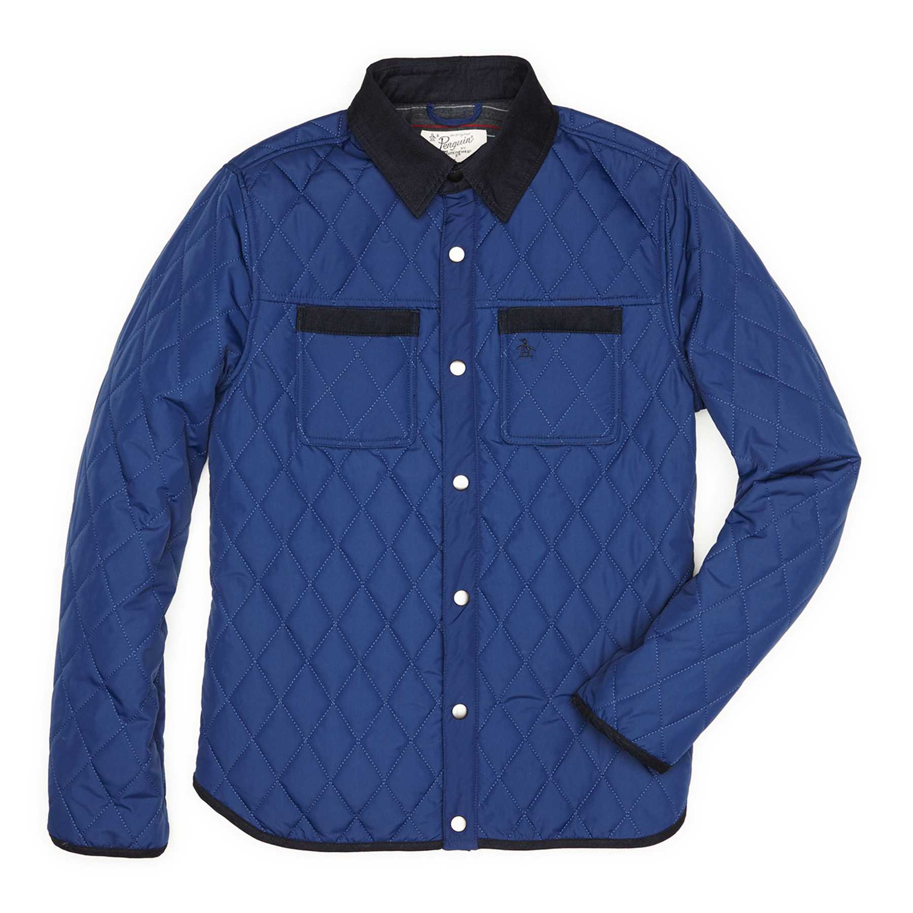 Original Penguin QUILTED NYLON SHIRT JACKET