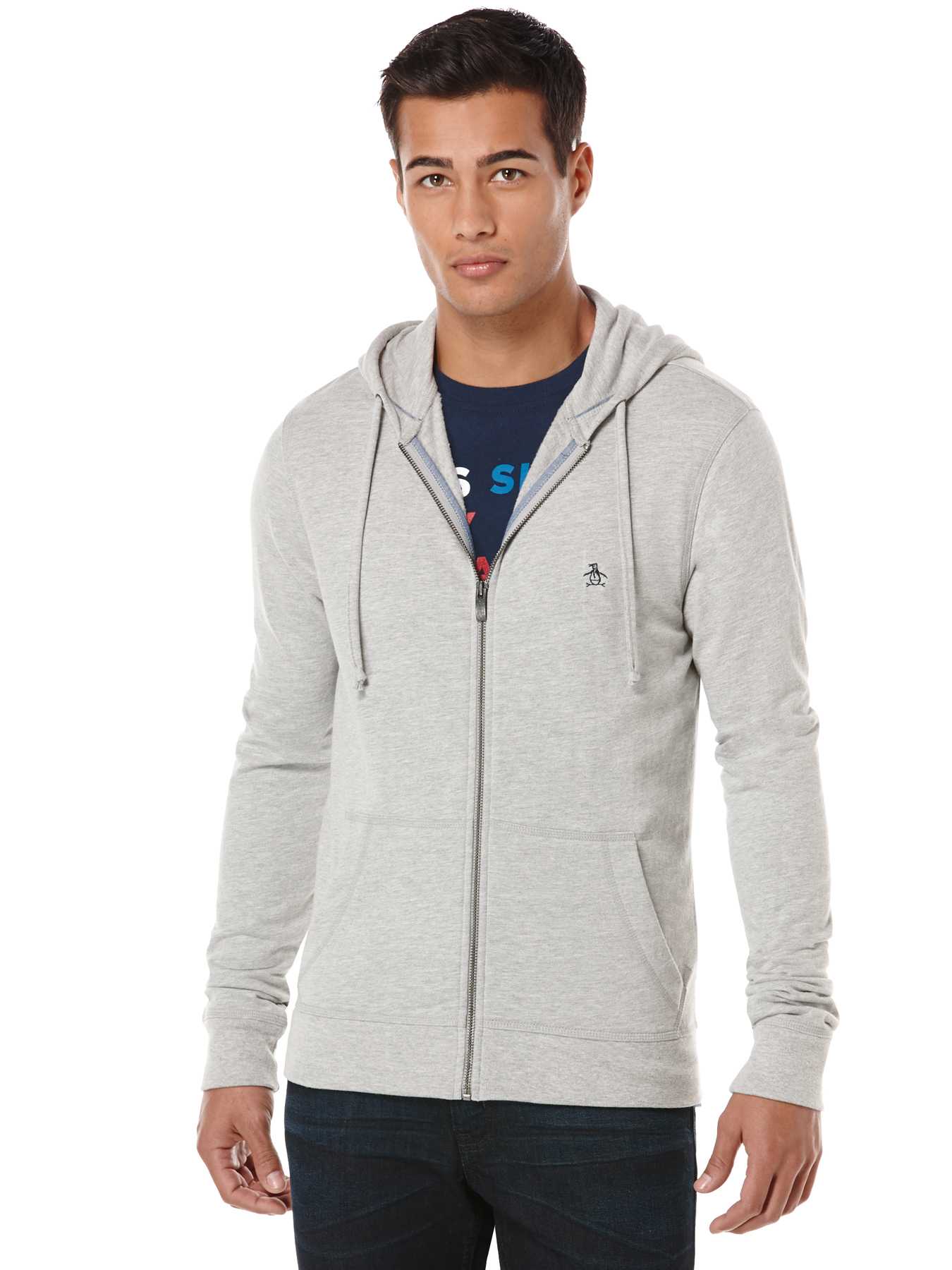 Original Penguin P55 BASIC HEATHERED HOODIE