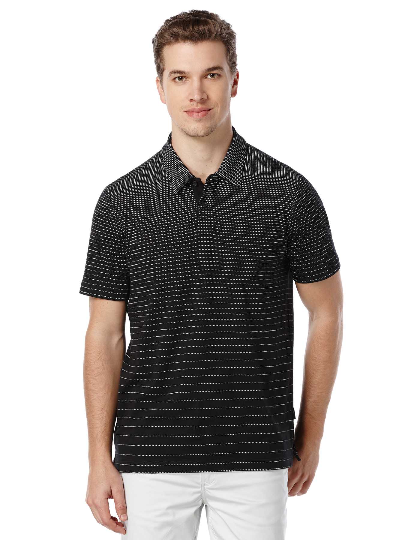 Perry Ellis Big and Tall Short Sleeve Stripe Polo