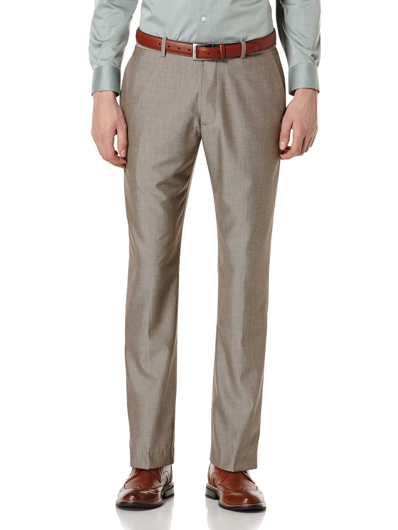 Perry Ellis Slim Fit Sharkskin Suit Pant