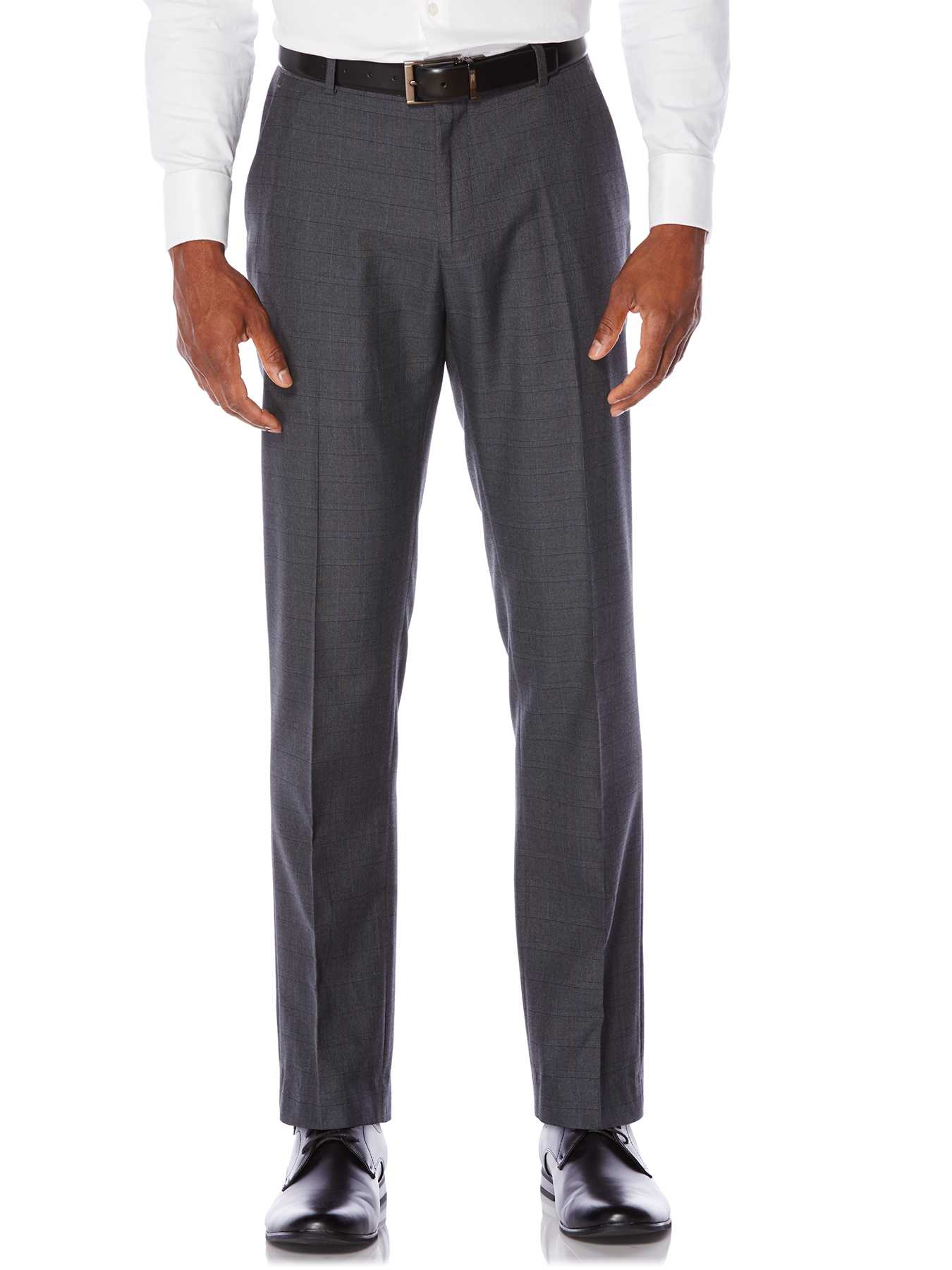 Perry Ellis Slim Fit Plaid Portfolio Dress Pant