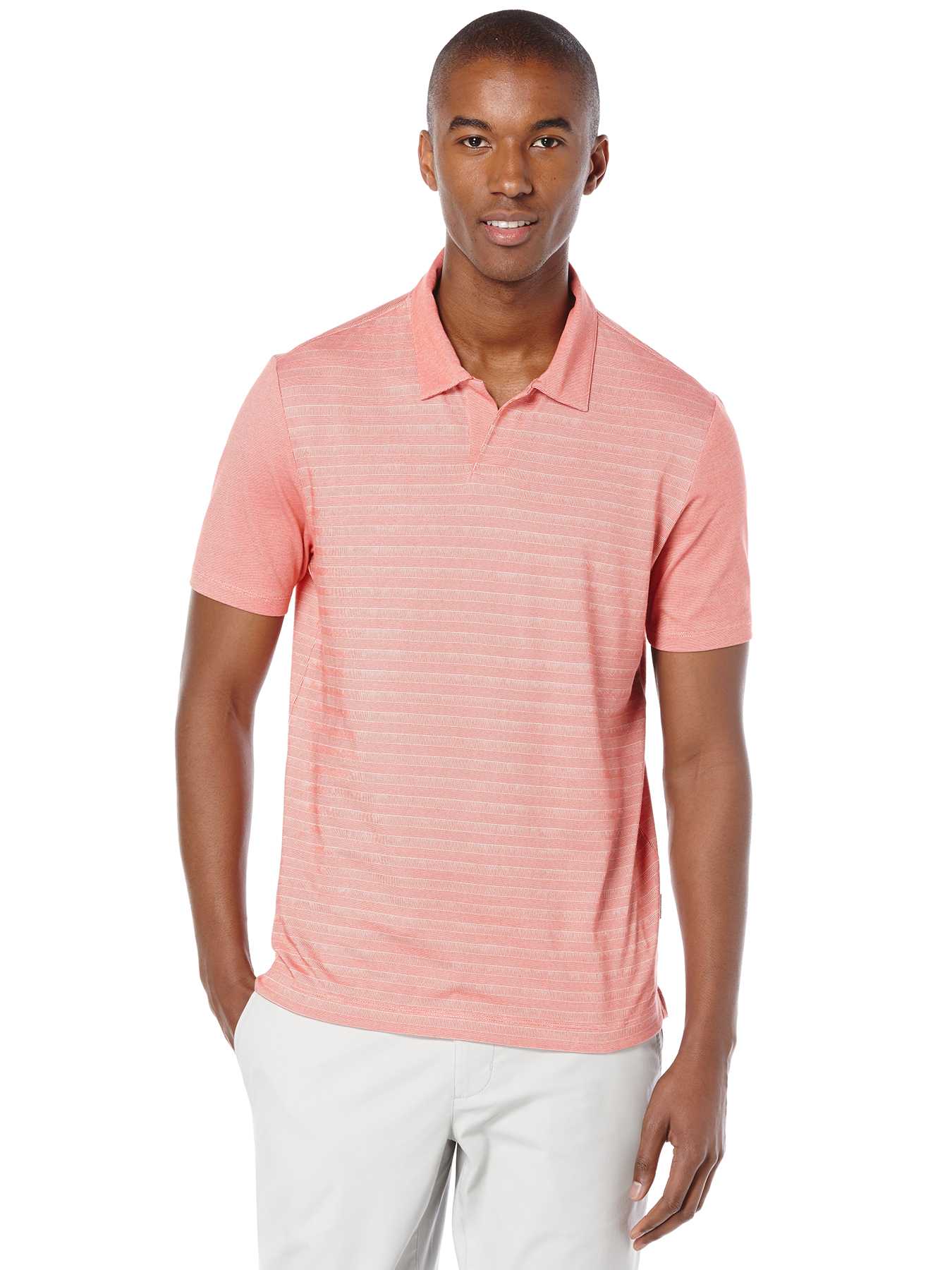 Perry Ellis Short Sleeve Stripe Polo