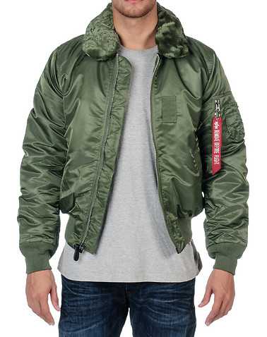 ALPHA MENS Green Clothing / Outerwear XL
