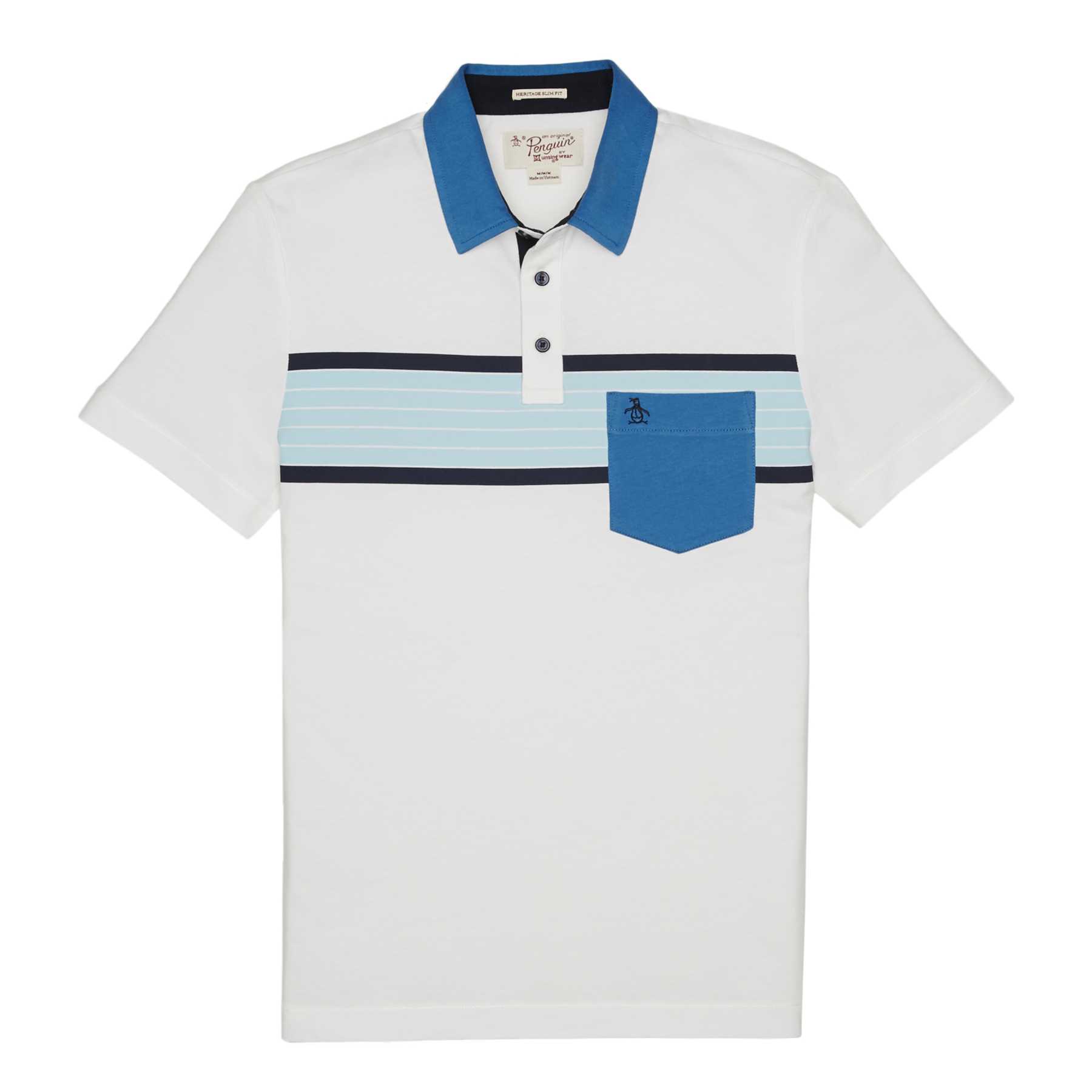 Original Penguin STRIPE COLORBLOCK POLO