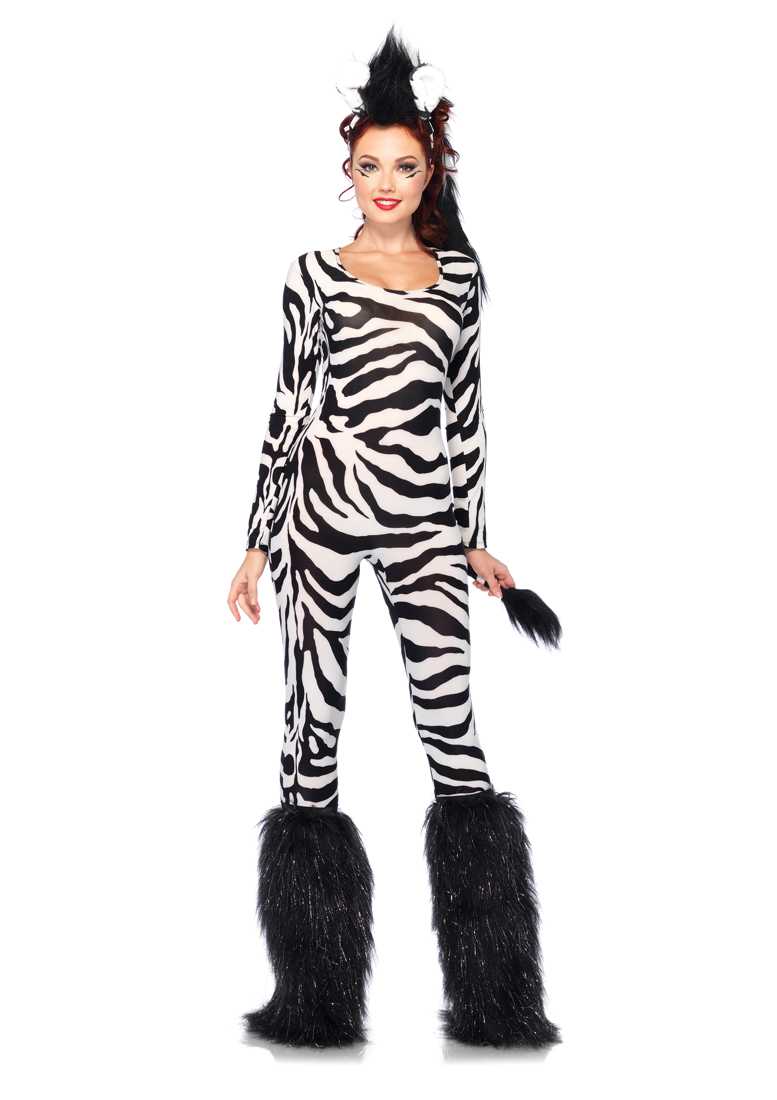 2 PC Wild Zebra Costume