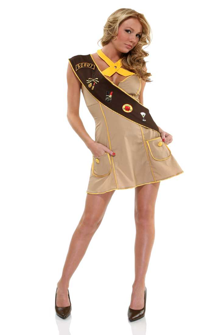 3 Pc. Troop Leader Sexy Girl Scout Costume