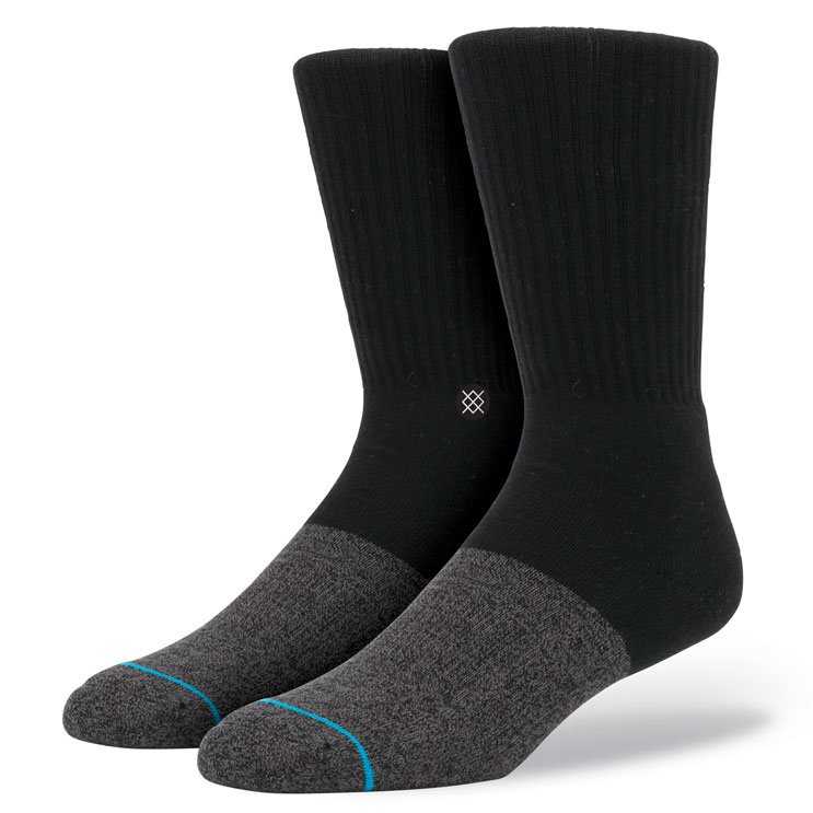 Stance Transition Black/Gray L CLASSIC CREW Socks