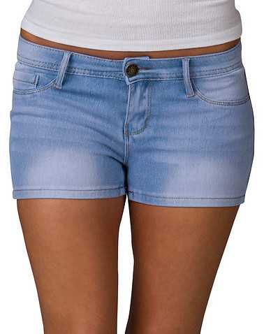 ESSENTIALS WOMENS Blue Clothing / Denim Shorts