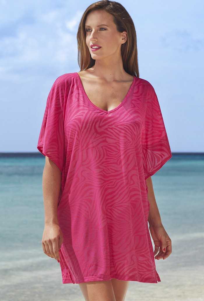 Fuschia Crossback Tunic