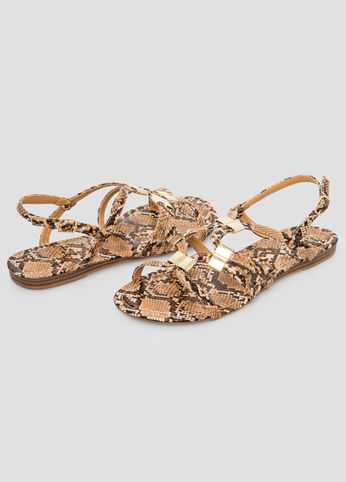 Snake Gladiator Sandal - Wide Width