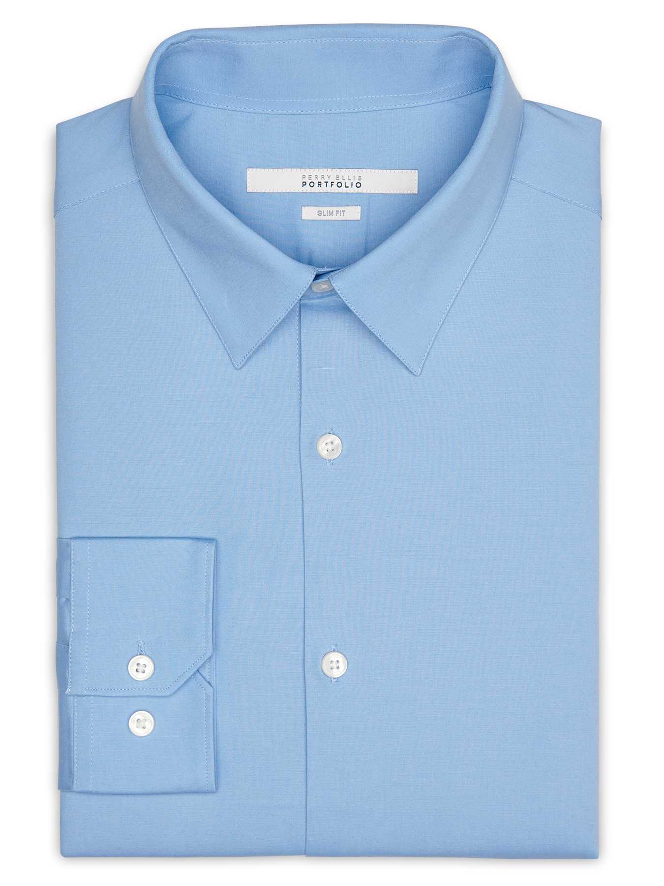 Perry Ellis Slim Fit Stretch Portfolio Dress Shirt