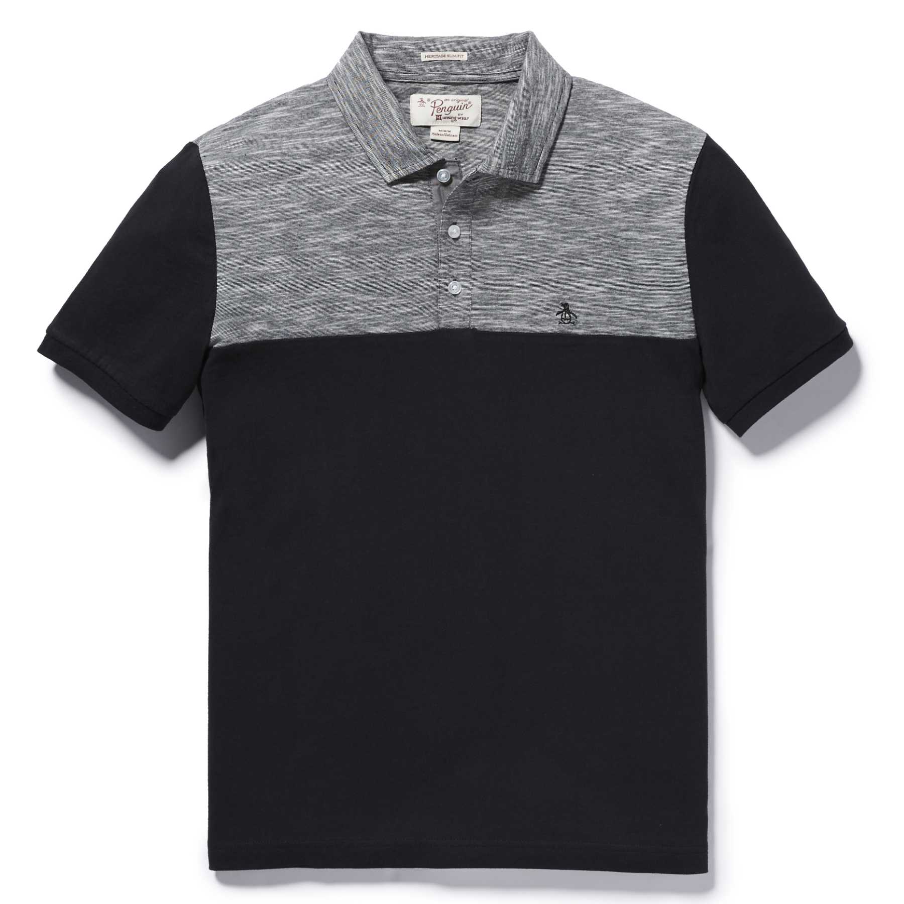 Original Penguin COLORBLOCK POLO WITH RIB CUFF