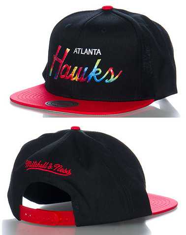 MITCHELL AND NESS MENS Black Accessories / Caps Snapback One Size