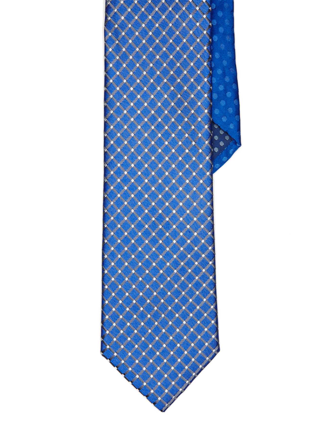 Perry Ellis Johnson Check Silk Tie