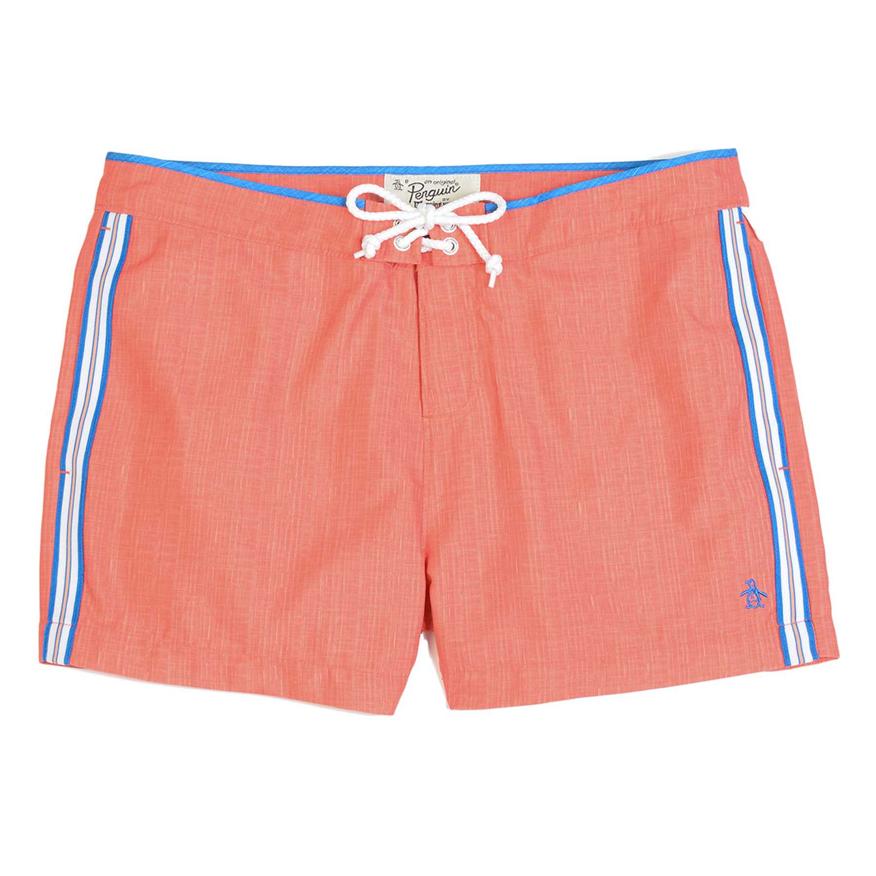 Original Penguin ATHLETIC STRIPED BOX SWIM TRUNK