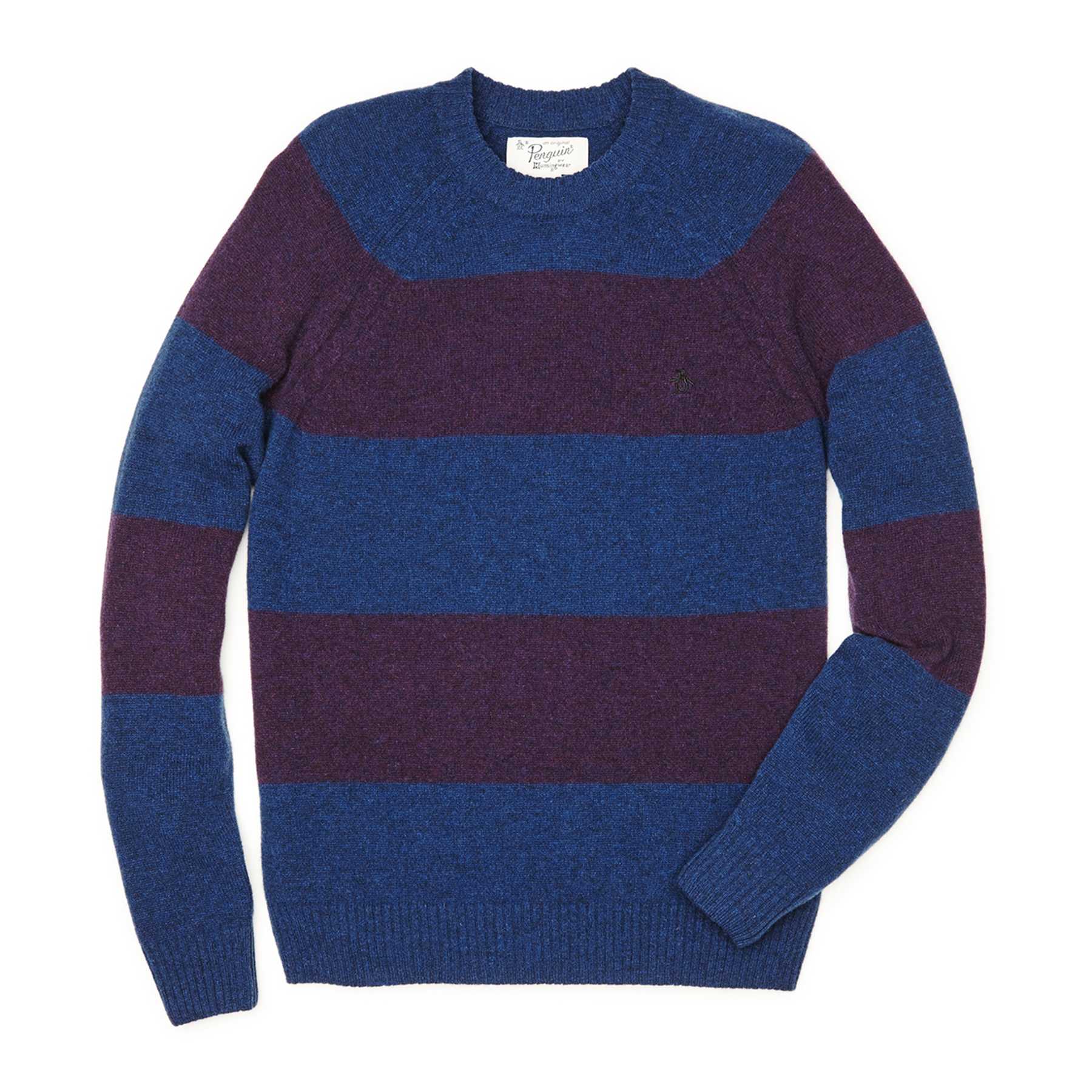 Original Penguin WIDE STRIPE SWEATER