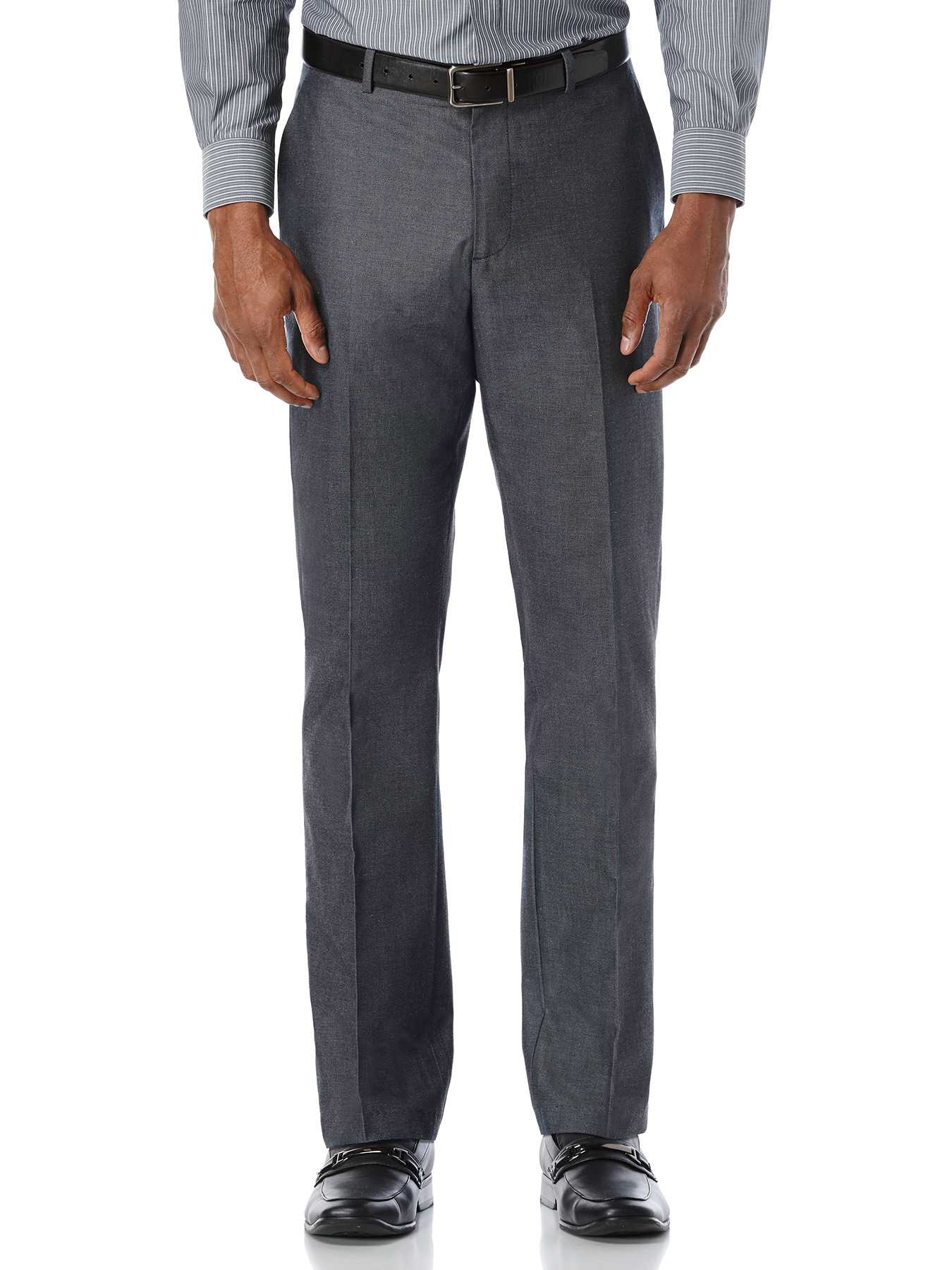 Perry Ellis Slim Fit Dobby Cotton Dress Pant