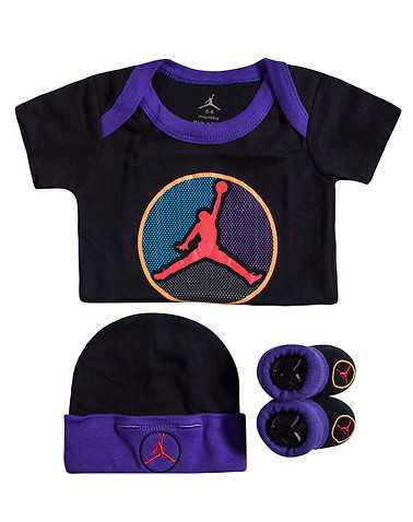 JORDAN BOYS Black Accessories / Onesies 0-6