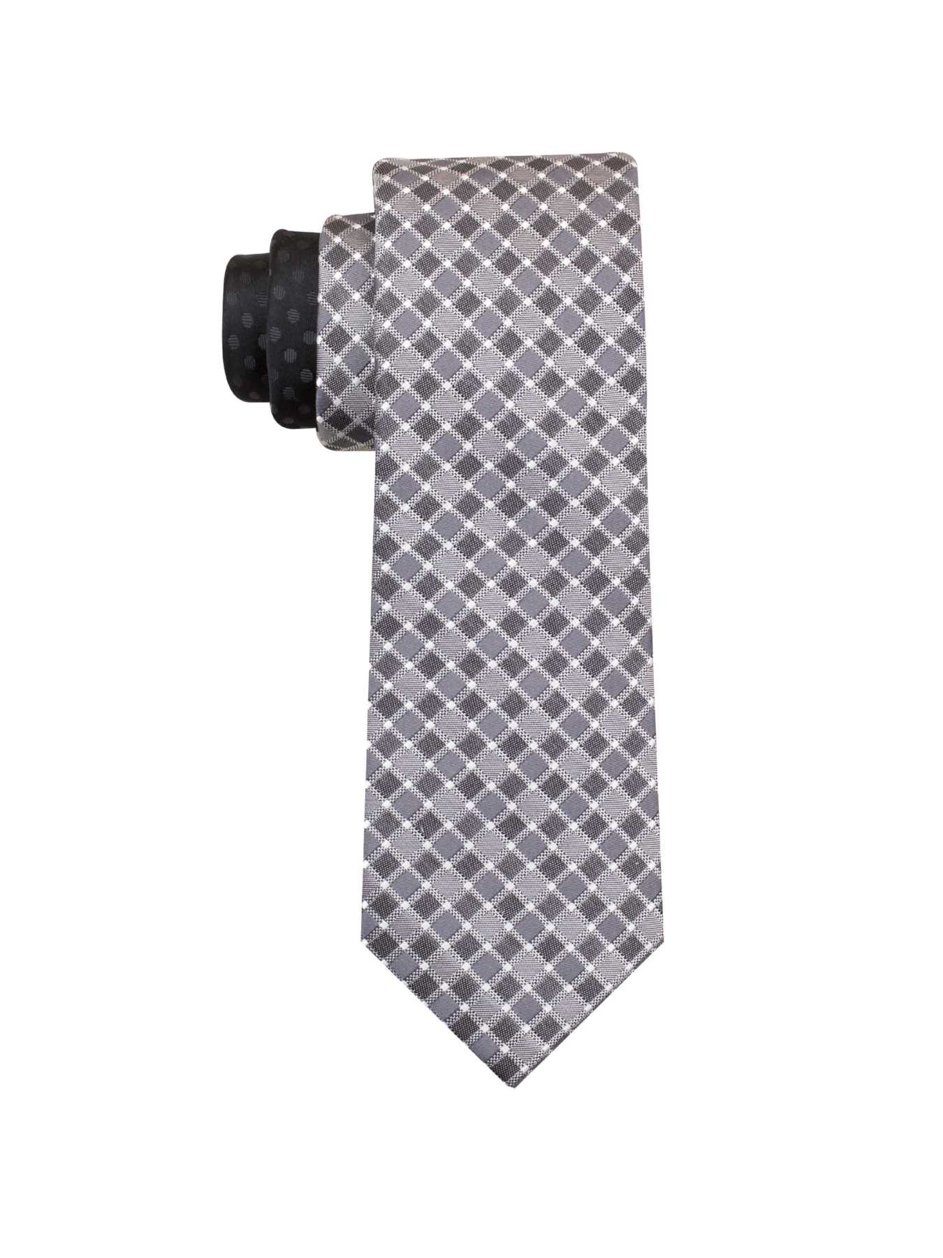 Perry Ellis Hall Grid Silk Tie