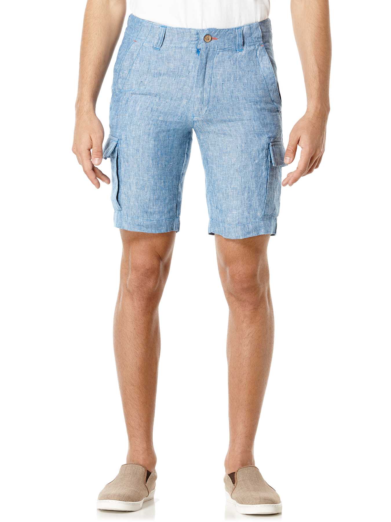 Cubavera 100% Linen Bermuda Cargo Short