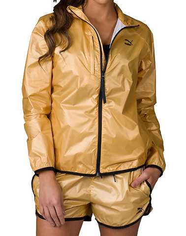 PUMA WOMENS Gold Clothing /ight Jackets