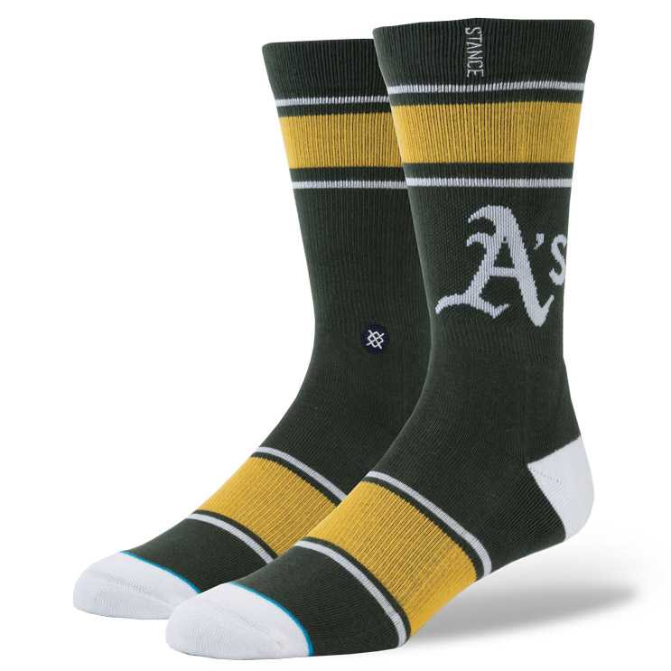 Stance Green And Gold MLB DIAMOND Socks