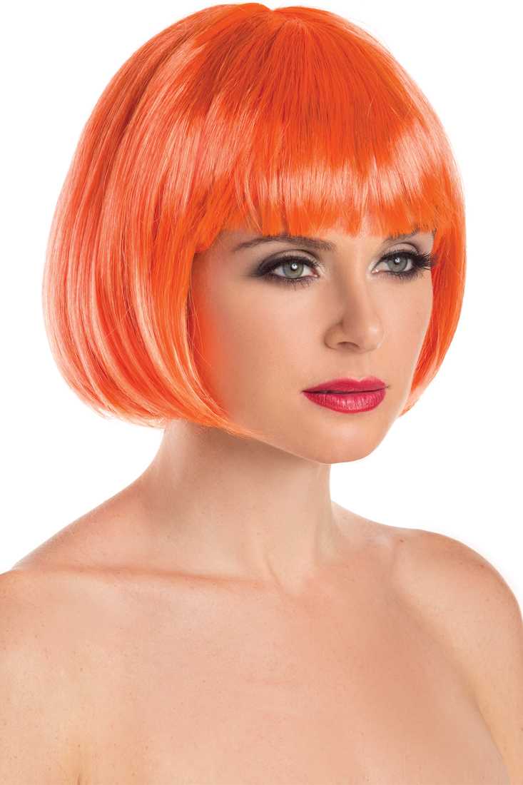 Orange Short Bob Wig