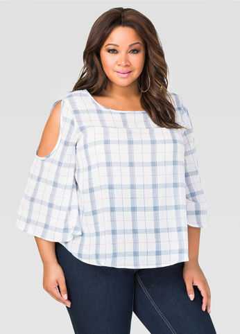 Plaid Boxy Top