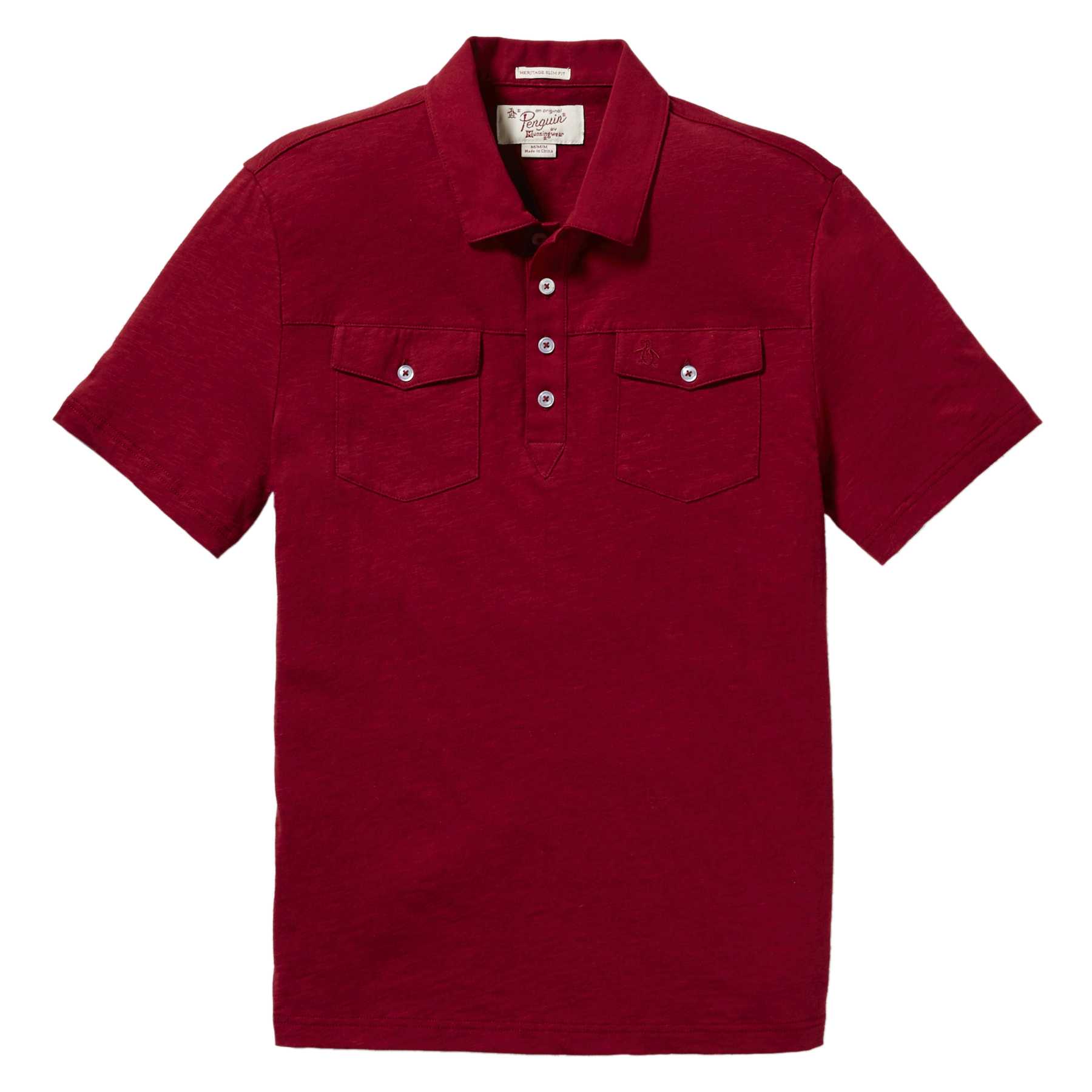 Original Penguin SLUB DOUBLE POCKET POLO