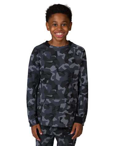 NIKE BOYS Dark Grey Clothing / Crew Neck Sweatshirts