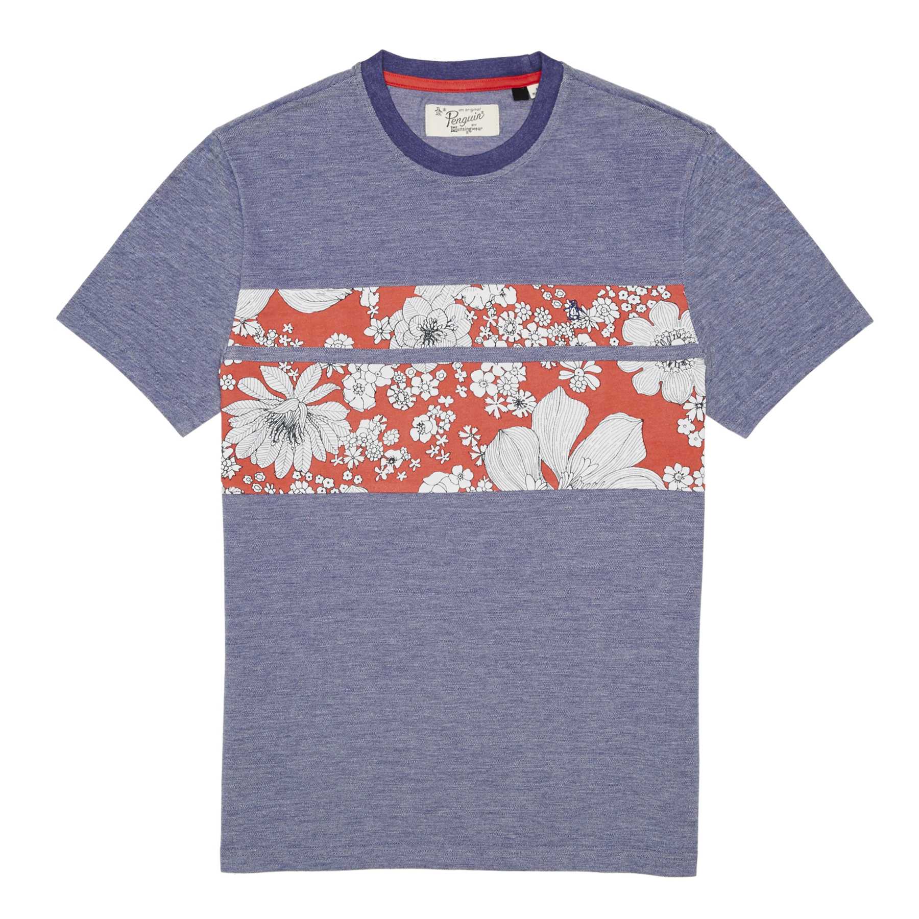 Original Penguin FLORAL STRIPE TEE