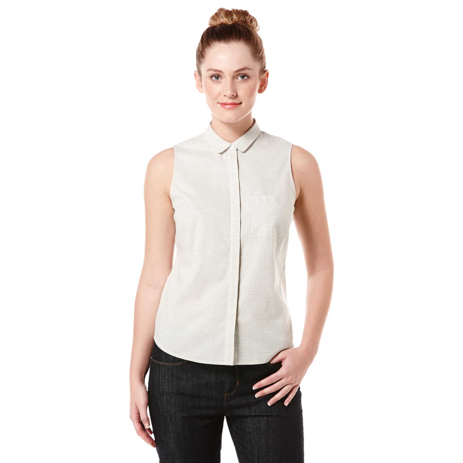 Original Penguin YARN DYED STRIPE BLOUSE