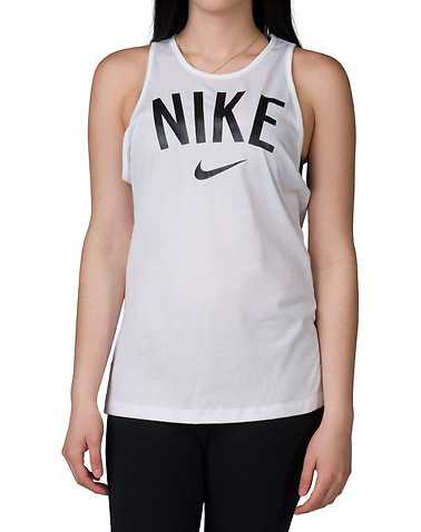 NIKE WOMENS White Clothing / Tank Tops M