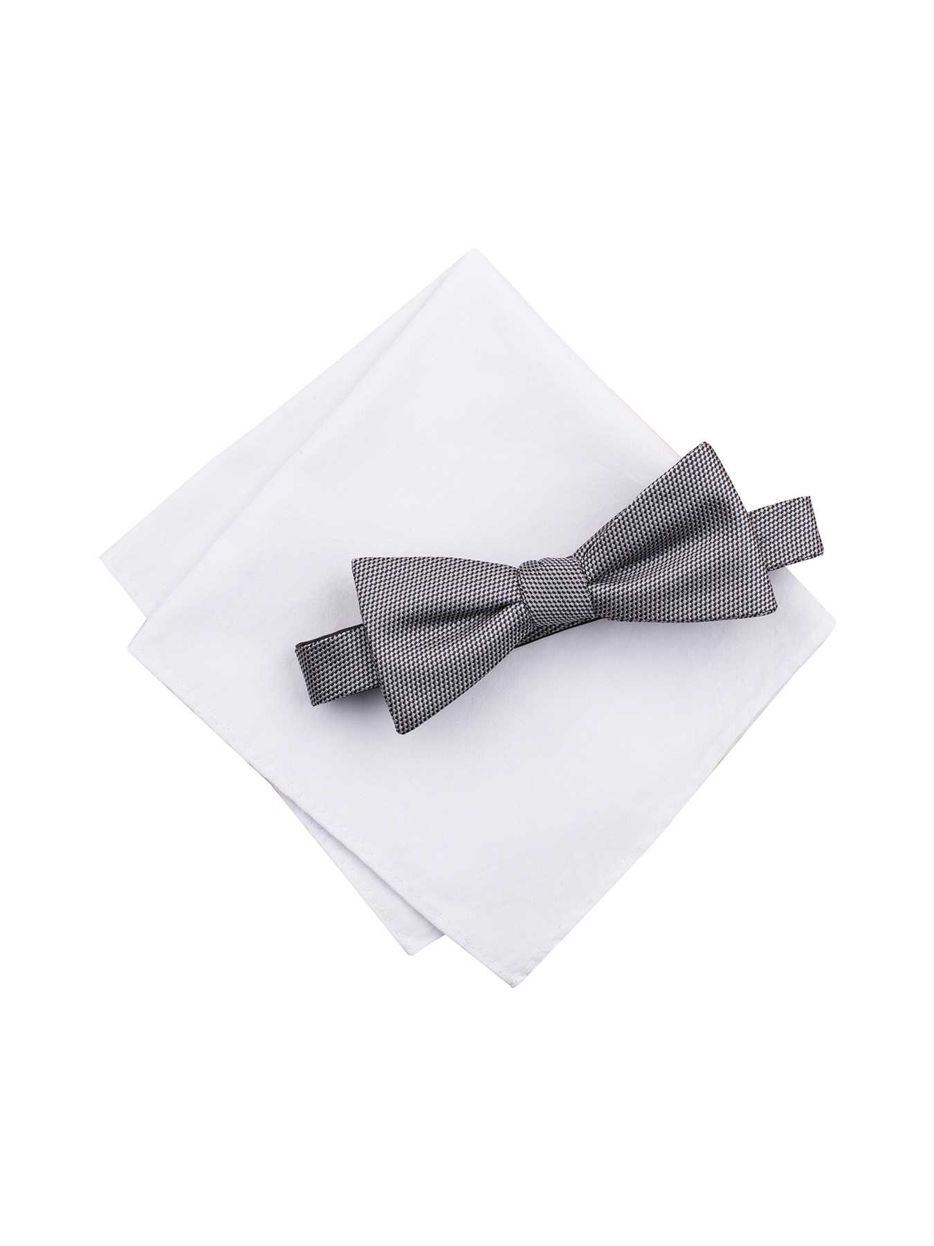 Perry Ellis Appian Solid Bowtie Combo Set