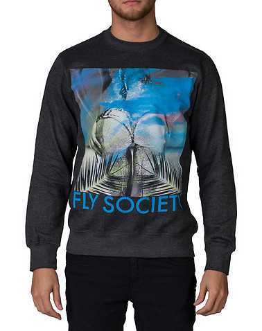 FLY SOCIETYENS Black Clothing / Sweatshirts