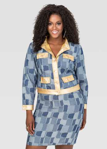 Patchwork Jean Jacket