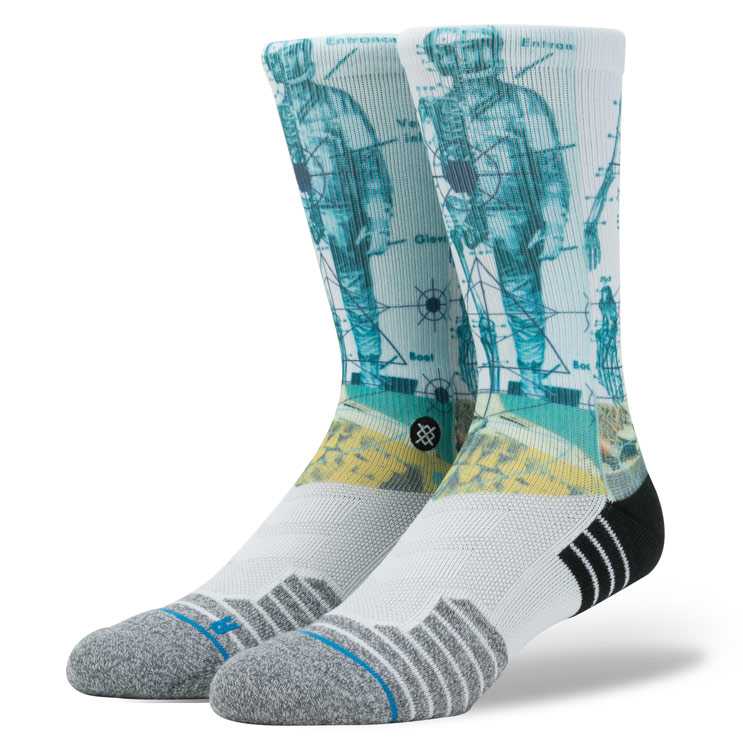 Stance Widstoe Crew BLK S/M FUSION ATHLETIC Socks