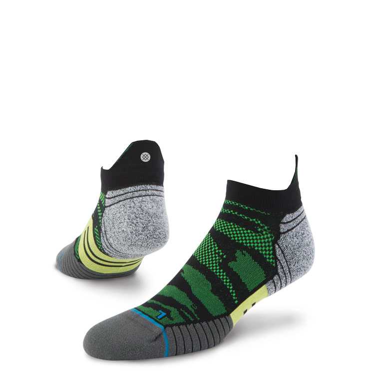 Stance Bandit Tab (Green) FUSION RUN Socks