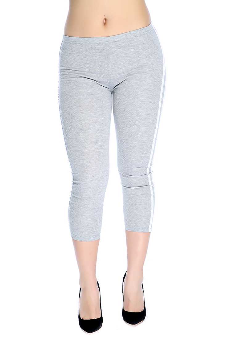 Stylish Light Grey Comfortable Fitted Leggings