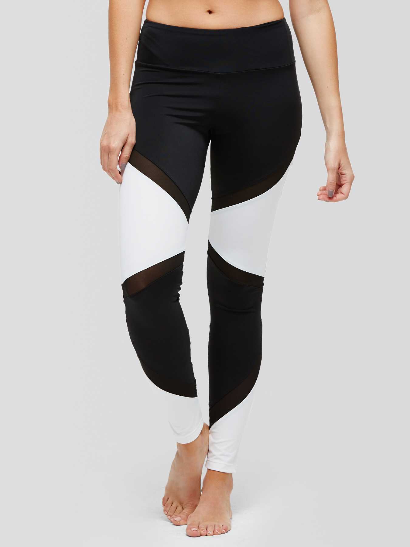 Peony Color-Blocked Leggings
