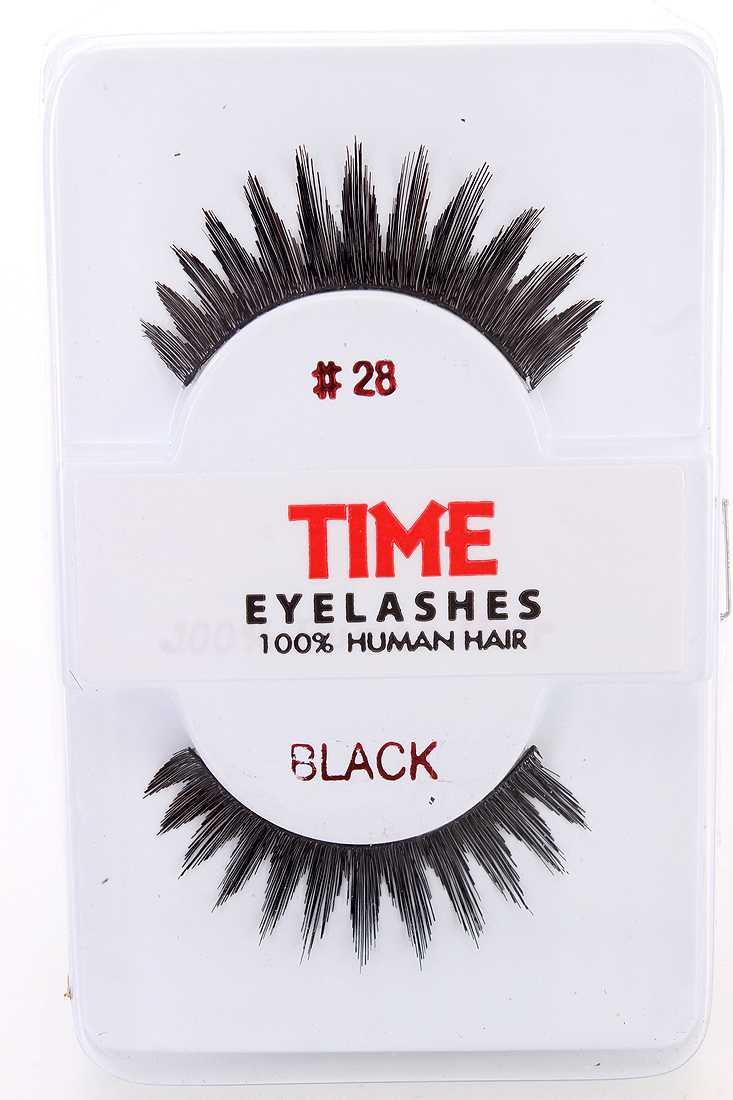 Black Human Hair Full Lengthening Glamour Eyelashes
