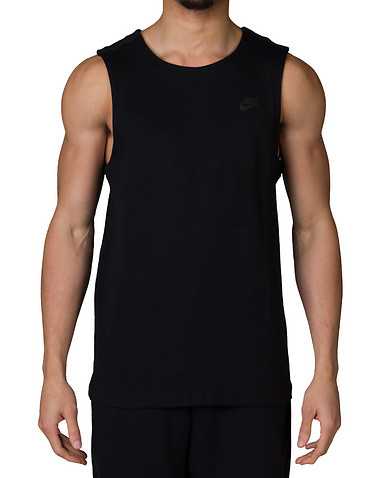 NIKE SPORTSWEAR MENS Black Clothing / Tank Tops 2XL