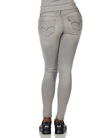 LEVIS WOMENS Grey Clothing / Jeans