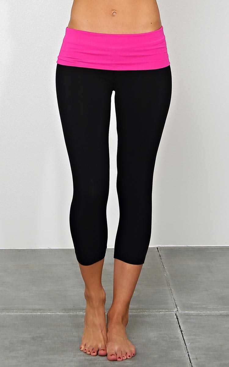 Bend & Stretch Yoga Capris - in Size by Styles For Less