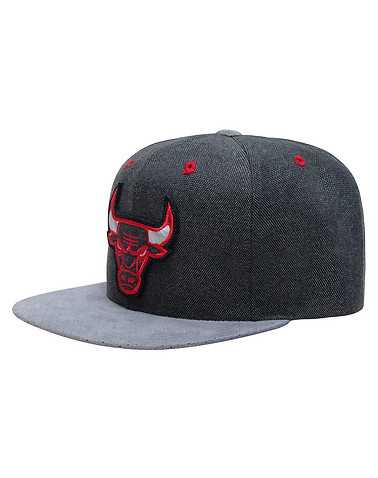 MITCHELL AND NESS MENS Dark Grey Accessories / Caps Snapback ONES