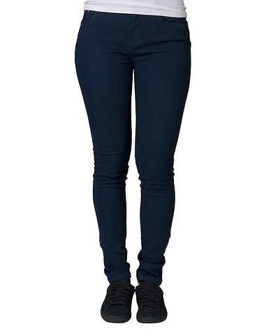 ESSENTIALS WOMENS Dark Blue Clothing / Jeans