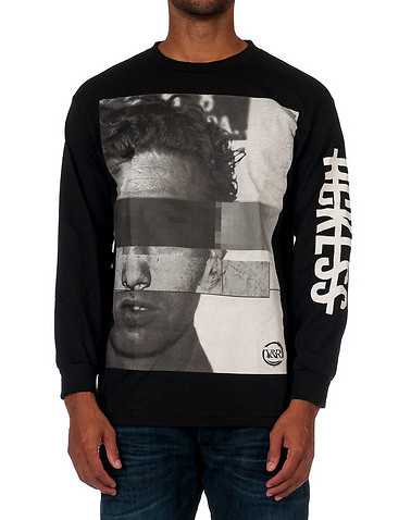 YOUNG AND RECKLESS MENS Black Clothing / Tops L